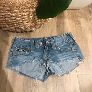 True Religion Jean Shorts